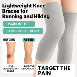 Japan High Stretch Ultra-thin Heating Knee Sleeves  Protect Joints Invisible Bamboo Fiber Knee Leggings