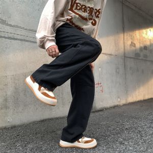 2024 Navy Blue cityboy Mens Pants Spring Autumn Japanese Retro Trendy Brand Cargo Pants Loose Casual Long Pants