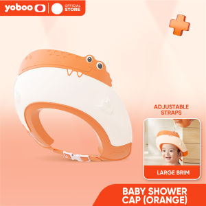 Yoboo Baby Shower Cap | Widened Brim | Adjustable Size | Soft Rubber Material