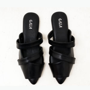 Sandal Wanita Mules RANIE Flatshoes Slip On Terbaru Sendal Selop Busa Platform Kekinian Hak 1 cm