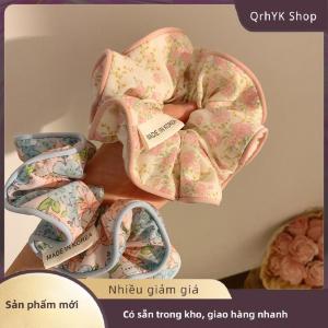 Hàng có sẵn✨ Hàn Quốc thời trang hoa scrunchies phụ nữ Cô Gái Đàn hồi tóc ban nhạc cao su phụ kiện Tie tóc vòng dây headdress mũ nón