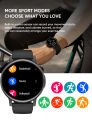 Simbojoy SmartWatch S100 Amoled Screen AOD Bluetooth Call Blood Oxygen&Heart Rate&MET 24H Precise Sleep Sport Smartwatch. 