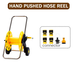10M/15M/20M/30M/35M/50M Heavy duty Hose Reel Set Trolley type Water pipe Holder Hose Roller Car Washing Home Cleaning Garden irrigation