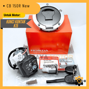 Keyset Original Honda K15 Kunci Kontak CB150R New CB 150R LED Kunci Motor 1 Set Key Set Konci Motor CB 150 R Facelift Asli Konci Kontak Anti Maling Ori AHM