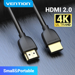Vention HDMI Cable 4K 60Hz Ultra Thin HDMI 2.0 Male to Male High Speed HDR Connector for TV Laptop Xbox PS5 Projector Switch Monitor HDMI Cord