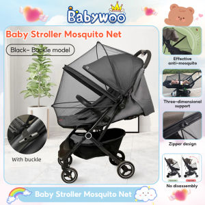 Baby Stroller Mosquito Net Universal Full Cover Mosquito Netting Sunscreen For Baby With Dual zipper