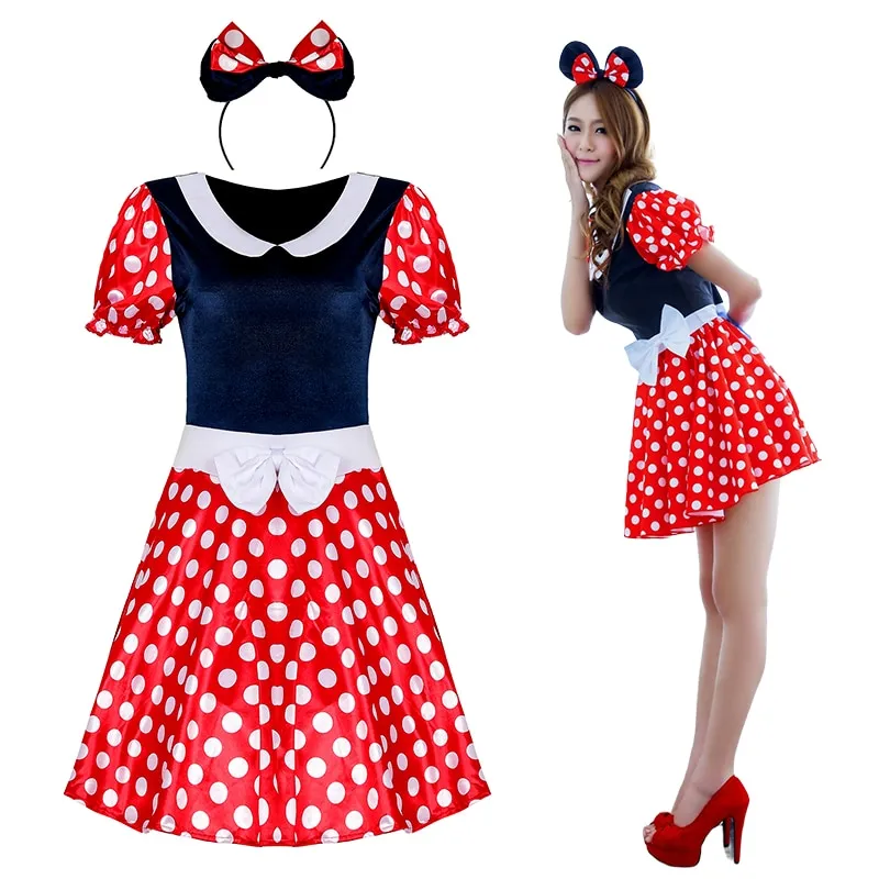 Disney Costumes Womens Minnie Dress Minnie Mouse Costume Girls