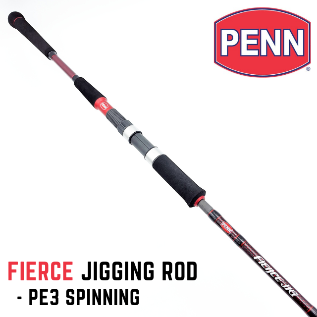 PENN Fierce PE 3 - Spinning Jigging Rod