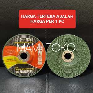 Mata Batu gerinda poles 4 inch Besi Stainless Grinding Wheel Tjap Mata