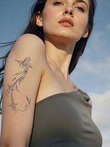 Cyberpunk Mechanical Mask Character Tattoo Sticker Exquisite and Delicate Lines Arm Personality Explosion Trendy Tattoo Sticker