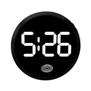BLACKON Touch-Activated Car Dashboard Clock Mini LED Time Display LED Electronic Watch Vehicle Supplies Simple Digital Clock For Car Boat Bike Truck