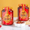 CHUANNAN Chili Oil with Crisp Peanuts Yellow Bean Sauce 258g 川南油辣子. 