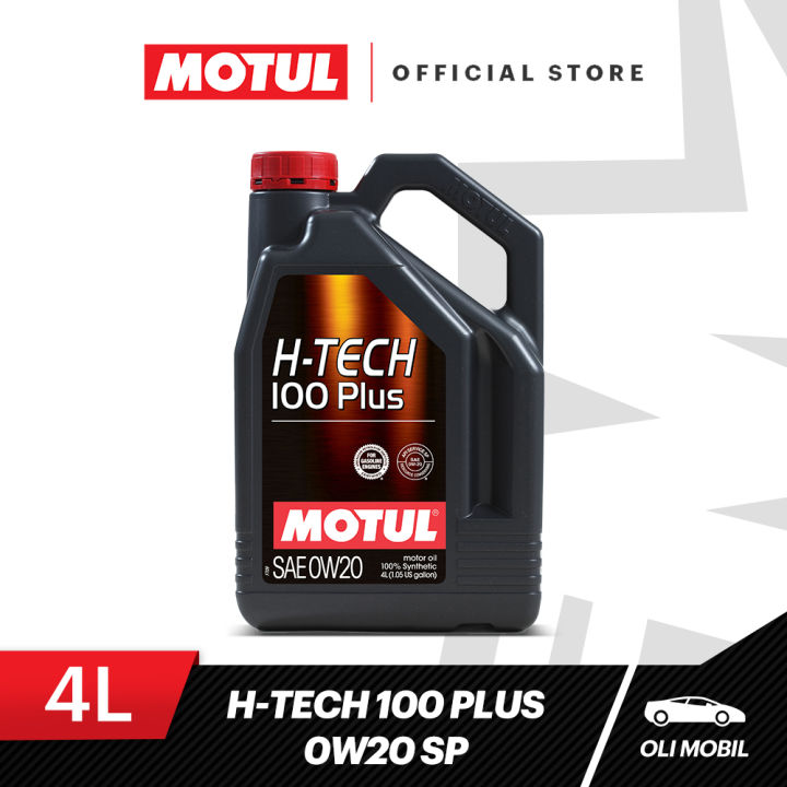 Motul Oli Mobil H-TECH 100 PLUS 0W20 SP 4L