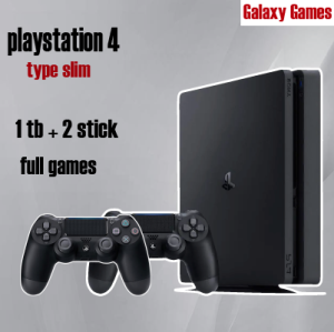 PS 4 TYPE SLIM SONY + HDD 500 GB + 1 TB INCLUDE FULL GAMES