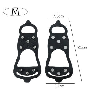 Anti-Slip Shoe Covers Ice Grippers Snow Ice Cleats Winter Cleats Universal Spikes Outdoor Activities