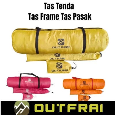 Paket Tas Tenda Outdoor Kantong Tenda Gunung Kapasitas 4 - 5 Orang Tas Frame Tas Pasak Outfrai Isi 3 Pcs