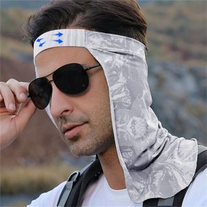 NOBLELUX Sun Protective Summer Neck Drape Breathable UV Protection Neck Cover Practical Head-mounted Sunscreen Hat Curtain