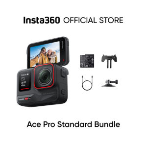 Insta360 Ace Pro - Waterproof Action Camera Co-engineered with Leica Flagship 1/1.3" Sensor and AI Noise Reduction for Unbeatable Image Quality 4K120fps 2.4" Flip Screen & Advanced AI Features.
