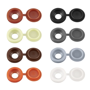 36pcs Wardrobe Furniture Decorative Covers Foldable Snap Protective Cover Hardware Screw Cover for Furniture Cabinet