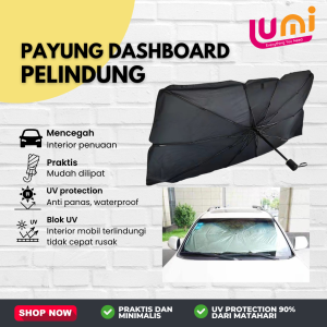 Pelindung Anti Panas Interior Mobil Depan Dashboard Sinar MATAHARI Payung Lipat Penutup Kaca