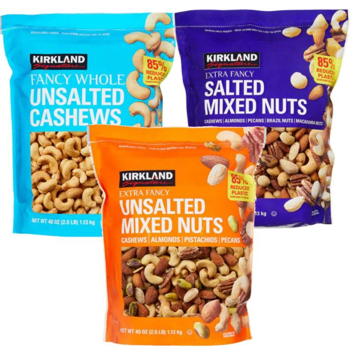 KIRKLAND Unsalted Mixed Nuts Snack 1.13kg Lazada Singapore