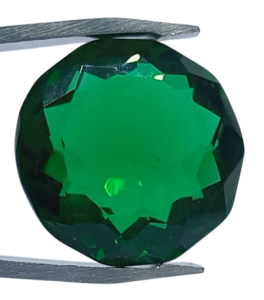 Natural Brazil Green Tourmaline 18.75 Cts. Round Cut Eye Clean Loose Gemstone