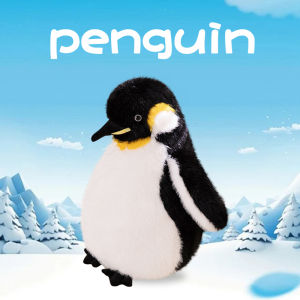 JOJO CASTLE Kawaii Huggable Fat Penguin Plush Soft Cute Toys Stuffed Animal Toys Baby Penguin Doll Kids Toy Birthday Gift For Children Girls