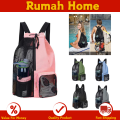 SG RumahHome® Nylon Drawstring Bag Waterproof Swim Backpack - Wet Dry Separate With Pouch Mesh Gym Beach Bag for Travel & Sport Lightweight. 