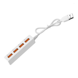 4 In 1 USB2.0สายตัวแยก USB สายตัวแยก USB2.0ตัวผู้ถึง4 USB ปลั๊กเสริมตัวเมียถ่ายโอนข้อมูลชาร์จสายตัวแยก