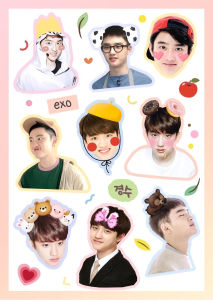 STICKER CUTTING D.O KYUNGSOO EXO WATERPROOF