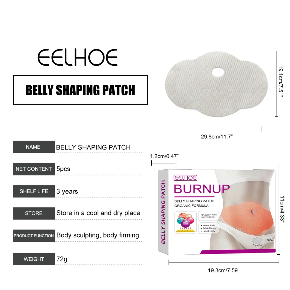 abdominal Lifting Paste Lifting Loose Skin Tightening Big Belly Shaping  Navel Patch Slimmingburning Fat Natural