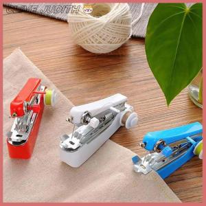 CISWGE 1 Set Mini Sewing Machine Fast Stitch Labor-saving Fabric Clothes Sewing Tools Handheld Portable Mini Manual Sewing Machine