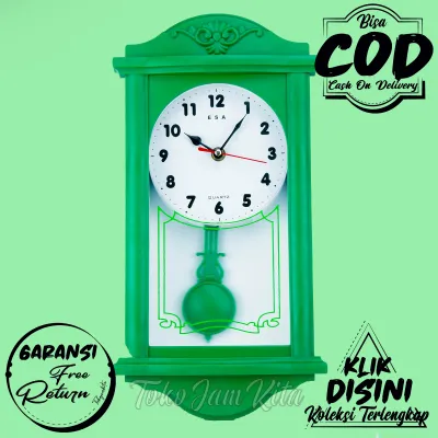 JAM DINDING DEKORASI RUMAH UNIK JAMDINDING BANDUL BAGUS INCLUDE PACKING KOMPLIT & GARANSI FREE RETURN 2465