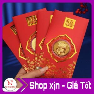 Bao lì xì đỏ Hổ Vàng Nhầm Dần ( Giao mẫu hổ ngẫu nhiên )