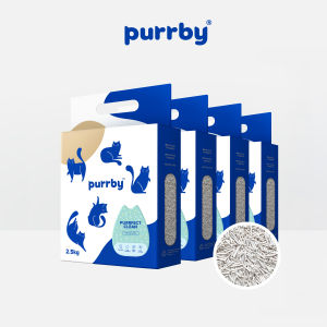 Purrby® Mixed & Tofu Cat Litter Family Pack [4 x 2.5kg]
