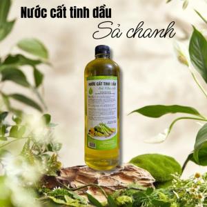 Nước cất tinh dầu sả chanh / bạc hà nguyên chất – Combo 2 chai 1000ml – Khử mùi lau sàn xịt phòng