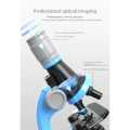 Mikroskop Monokuler Pengamatan LED Science Microscope 100-1200x. 