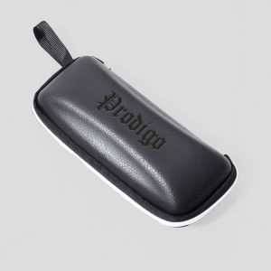Prodigo * Damar MOTIF 1 Kotak Kacamata leather I Leather Box Sunglases I Tempat Kaca Mata Resleting | Hardcase Cover Kacamata l wadah kacamata