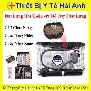 Đai hơi Hailicare Hỗ Trợ Kéo Giãn Cố Định Định Hình Thắt Lưng Cột Sống Chống Thoát Vị Đĩa Đệm