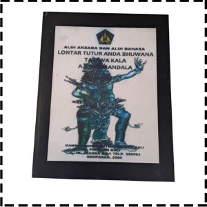 Buku Lontar Tutur Anda Bhuwana Tattwa Kala Aji Swamandala Agama Hindu Bali