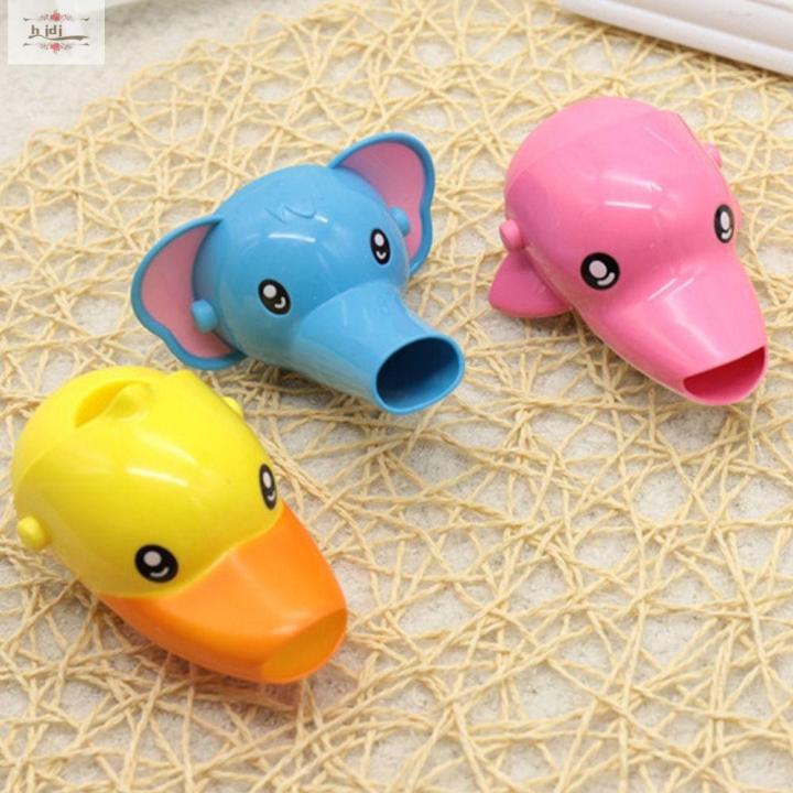 HJDJ Splash-proof Cartoon Faucet Extender Convenient Silicone Baby ...