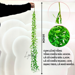 Cụm Rủ Dài Trang Trí Nhà Cửa Hàng Văn phòng Sự Kiện. Hoa Lụa Decor