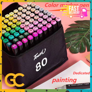 Glorious TouchNew Marker 80 Colors Marker Set Touch Five Graphic Art Tip Drawing Marker Pen Anime Marker Pens Art Manga Markers Alcohol Based Ink for Animation