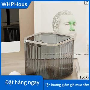 WHPHous Loại Báo Chí Máy Tính Để Bàn Thùng Rác Thuận Tiện Nhựa Trong Suốt Lưu Trữ Hộp Bàn Tổ Chức Văn Phòng Nguồn Cung Cấp