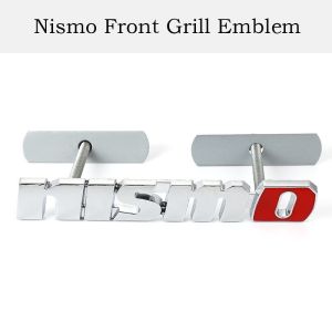 Stiker Nismo Sticker Stiker Emblem Logo Mobil Motif Nismo 3D Bahan Metal Emblem Nismo Grill Depan Mobil