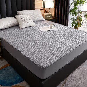 Breathable Cotton Fitted Bed Sheet Non-Slip Baby Mattress Protector Cover Single/Double/Queen/King