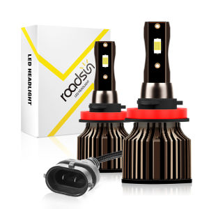 Roadsun 2pcs LED Car Headlight Bulbs H11 H9 H8 Canbus 20000LM 120W 3570 CSP Chips 6500K White Light Auto Fog Lamp Super Bright
