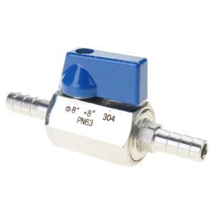 Portable Barb Stainless Steel Round Valves for Water Gas Oil Fuels Shut Off In Industrial and Mechanical Setting