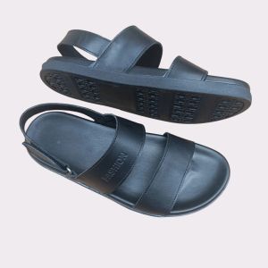 Dép quai hậu nam SD68  Xăng-đan nam da bò thời trang cao cấp hai quai ngang đơn giản đế nhẹ êm chân thoải mái