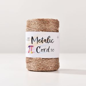 VMCTRD 3mm 100m Gold Wire Hollow Core Rope Handmade Knitting 3 Strands Glitter Gold Cord Thread 150g/ball Hand-woven Wire for Bag/Hat/Mat